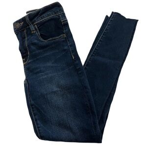 American Eagle Outfitters next level stretch Dark Blue jegging size 2 EUC